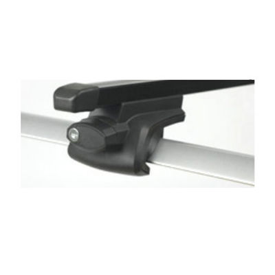 8102B+B3 Barras transversais de telhado de aço revestido com zinco duráveis Acessórios universais 4x4 para viagens com trilhos elevados